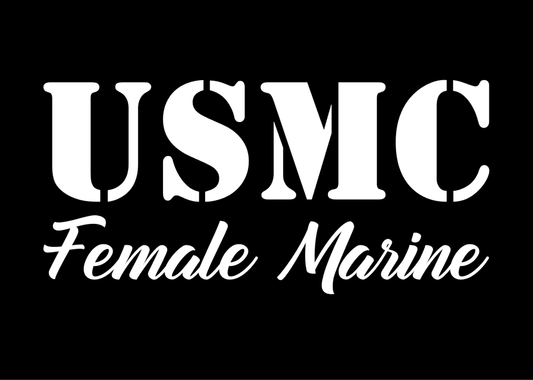 USMC Female Marine Decal