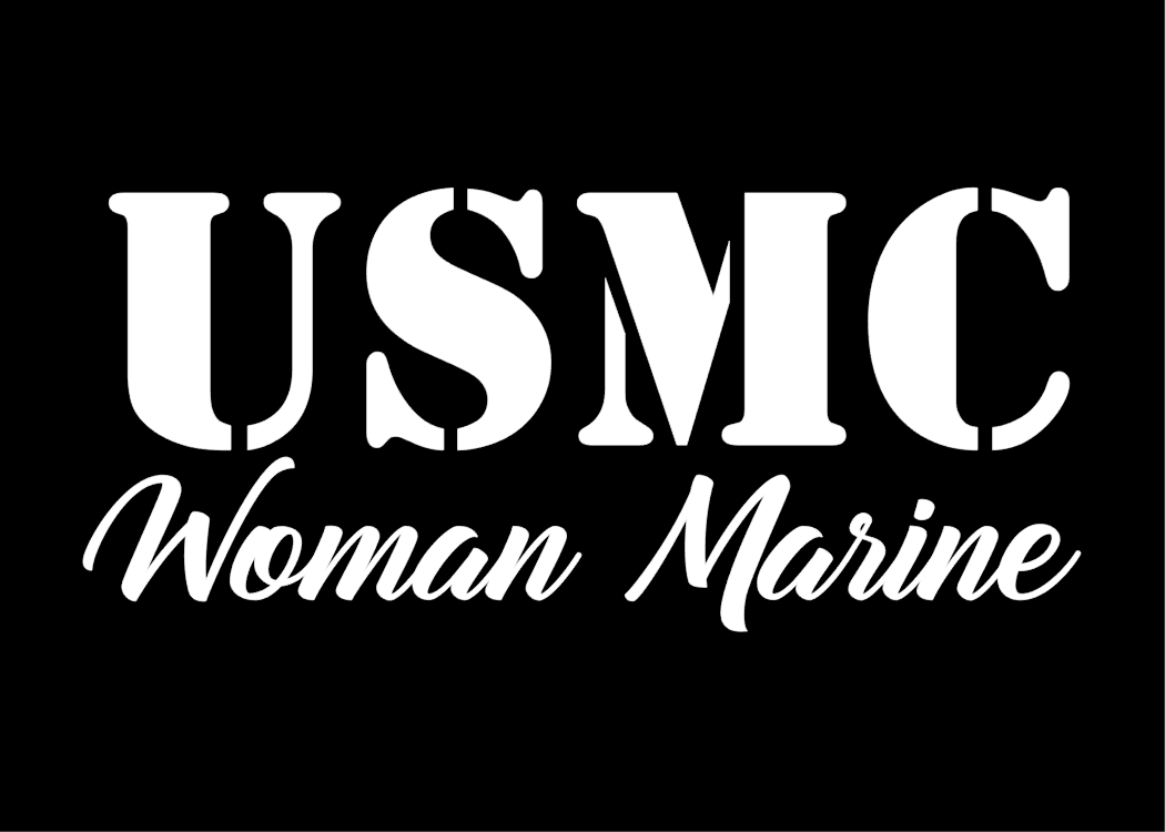 USMC Woman Marine Decal – Shine Universe Apparel & Décor